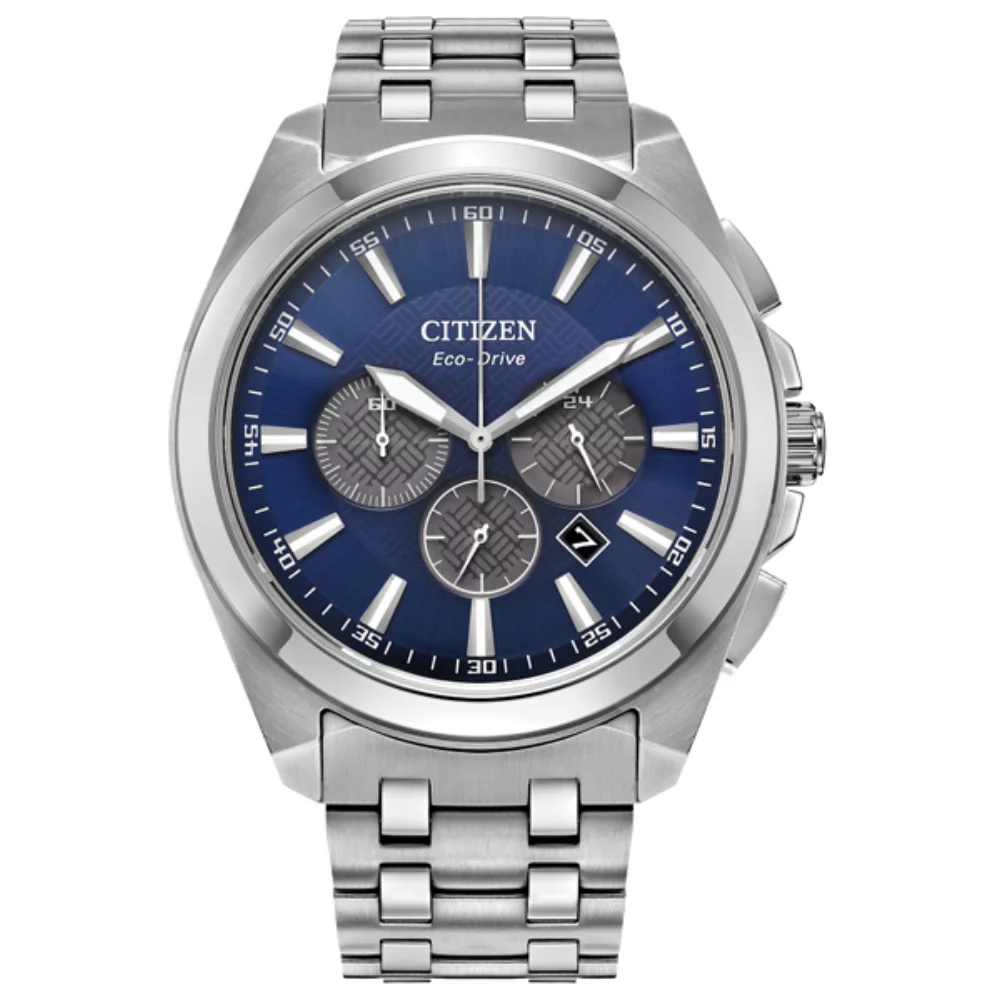 Citizen Watch Peyten Chrono - Silver & Blue