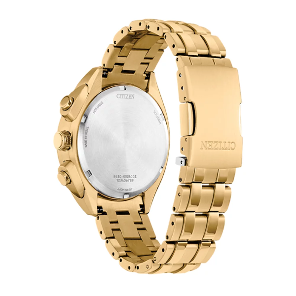 Citizen Watch Carson Sports Luxury Chronograph - Gold & Green