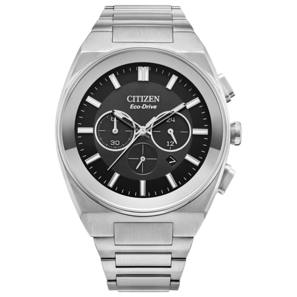 Montre Citizen Axiom SC Sport Chrono - Argent & Noir