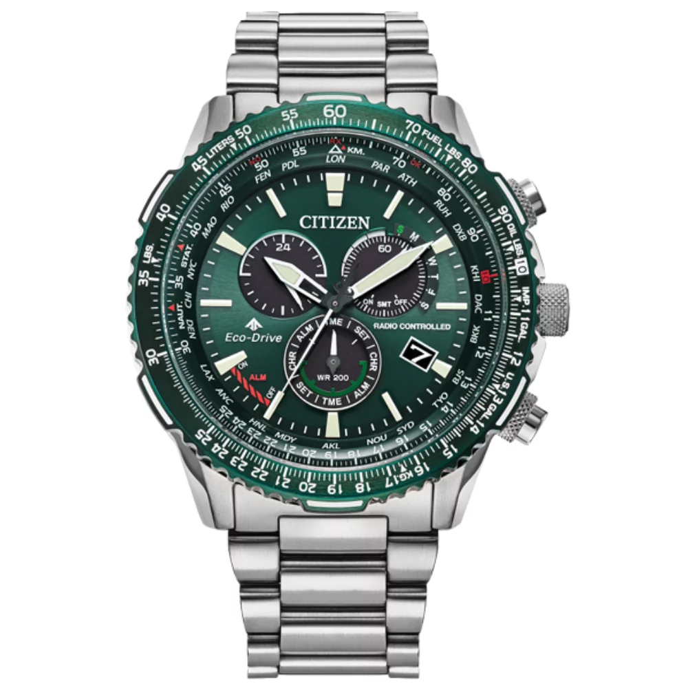 Montre Citizen Promaster Air - Argent & Vert