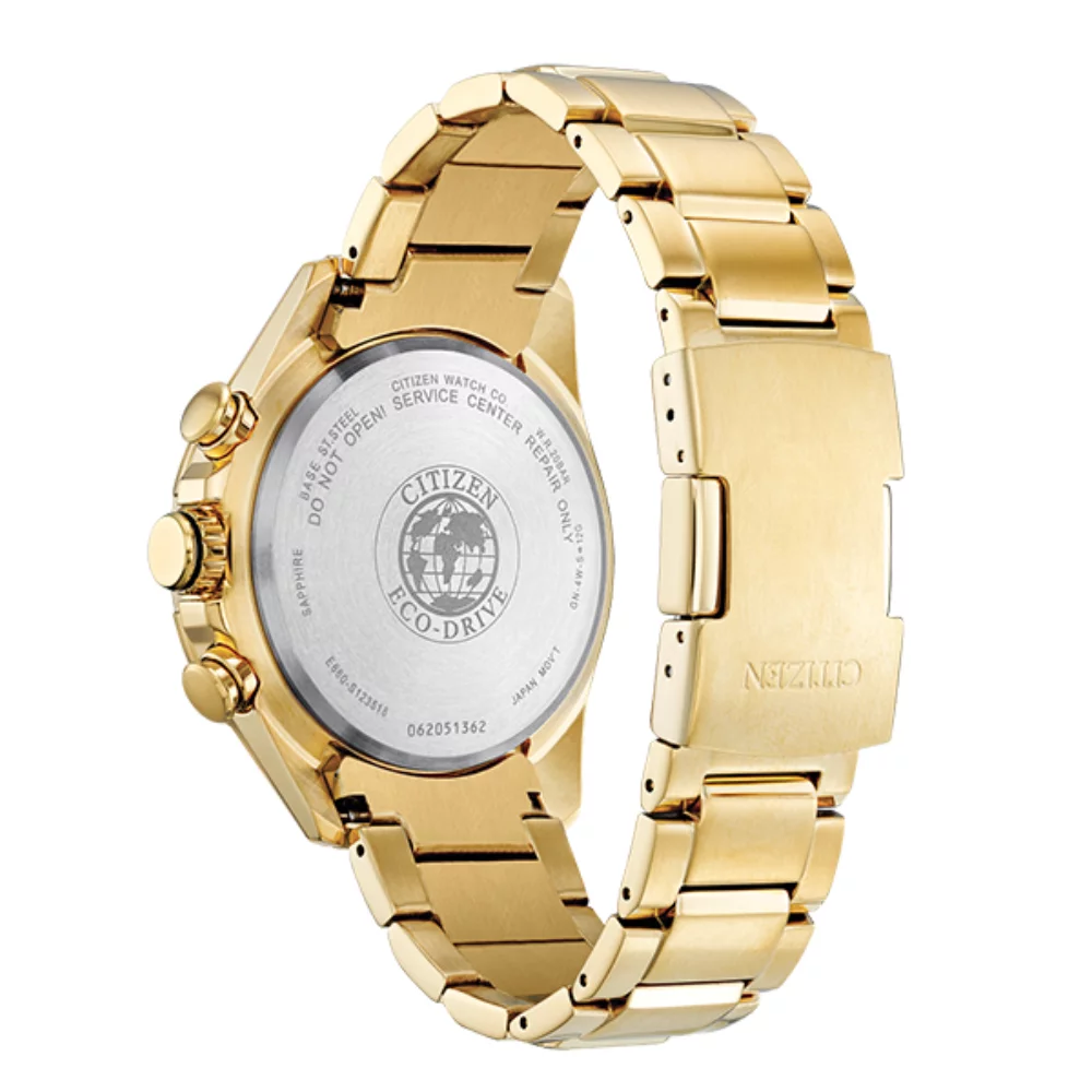 Citizen Watch Perpetual Chrono A-T Radio Controlled - Gold & Black