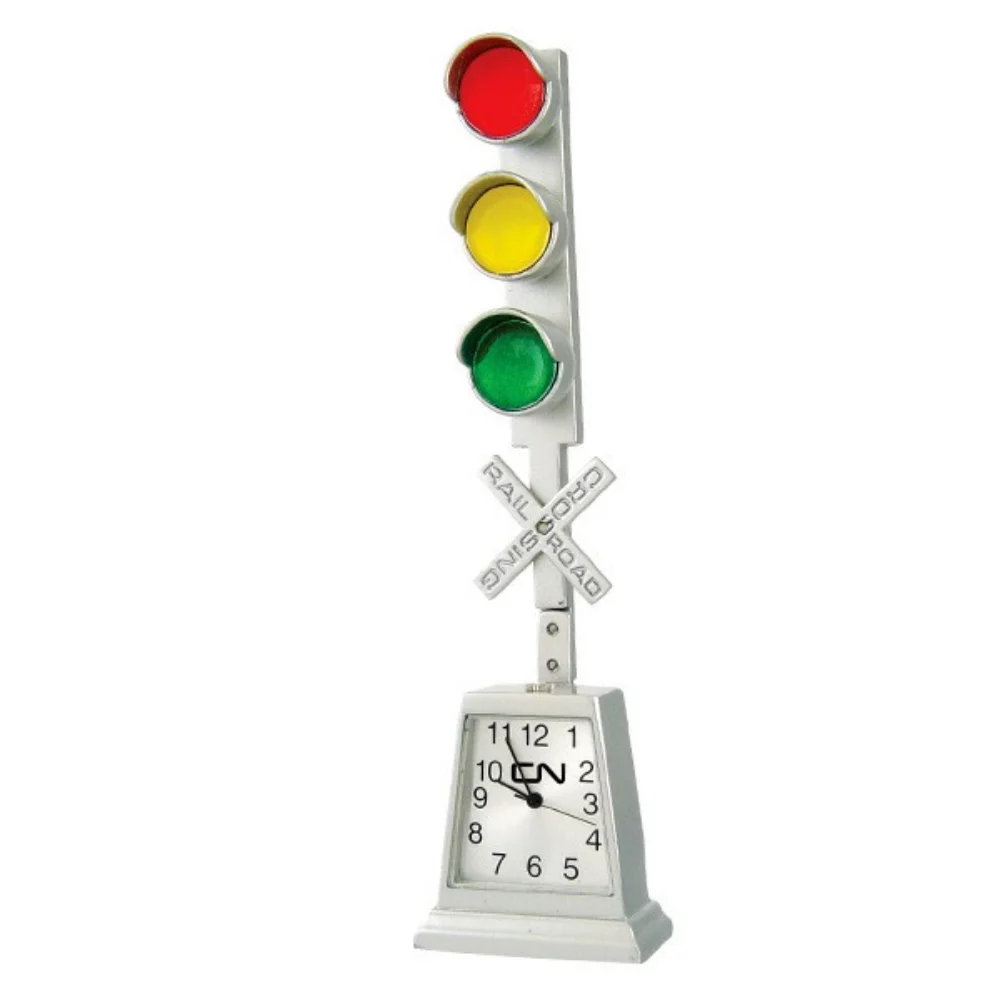 Matsuda Miniature Railway Cross Light Shape Desk Clock