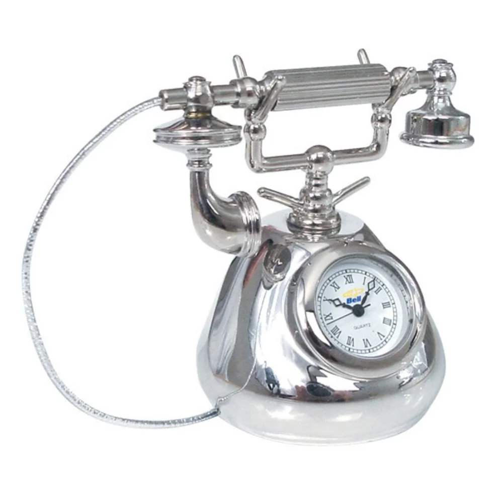 Matsuda Retro Phone Shape Desk Clock