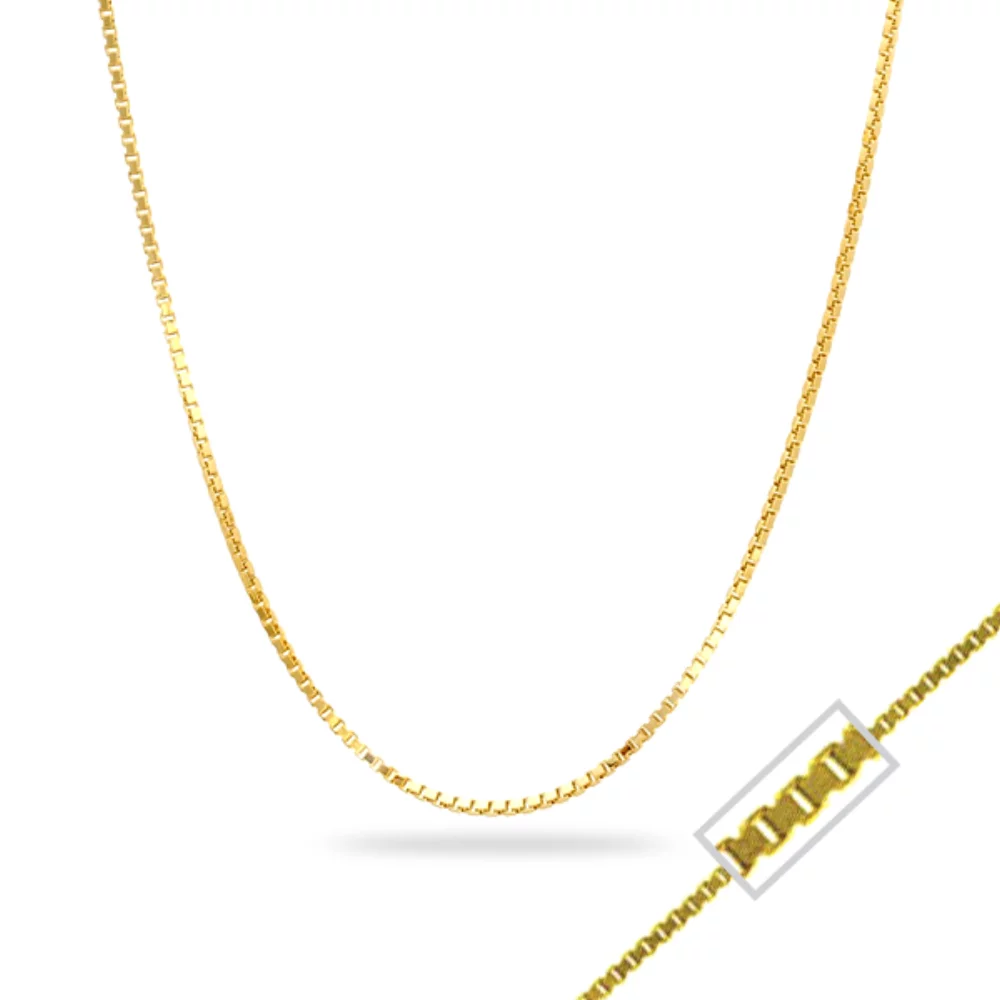 10K Gold 18" Necklace - Box