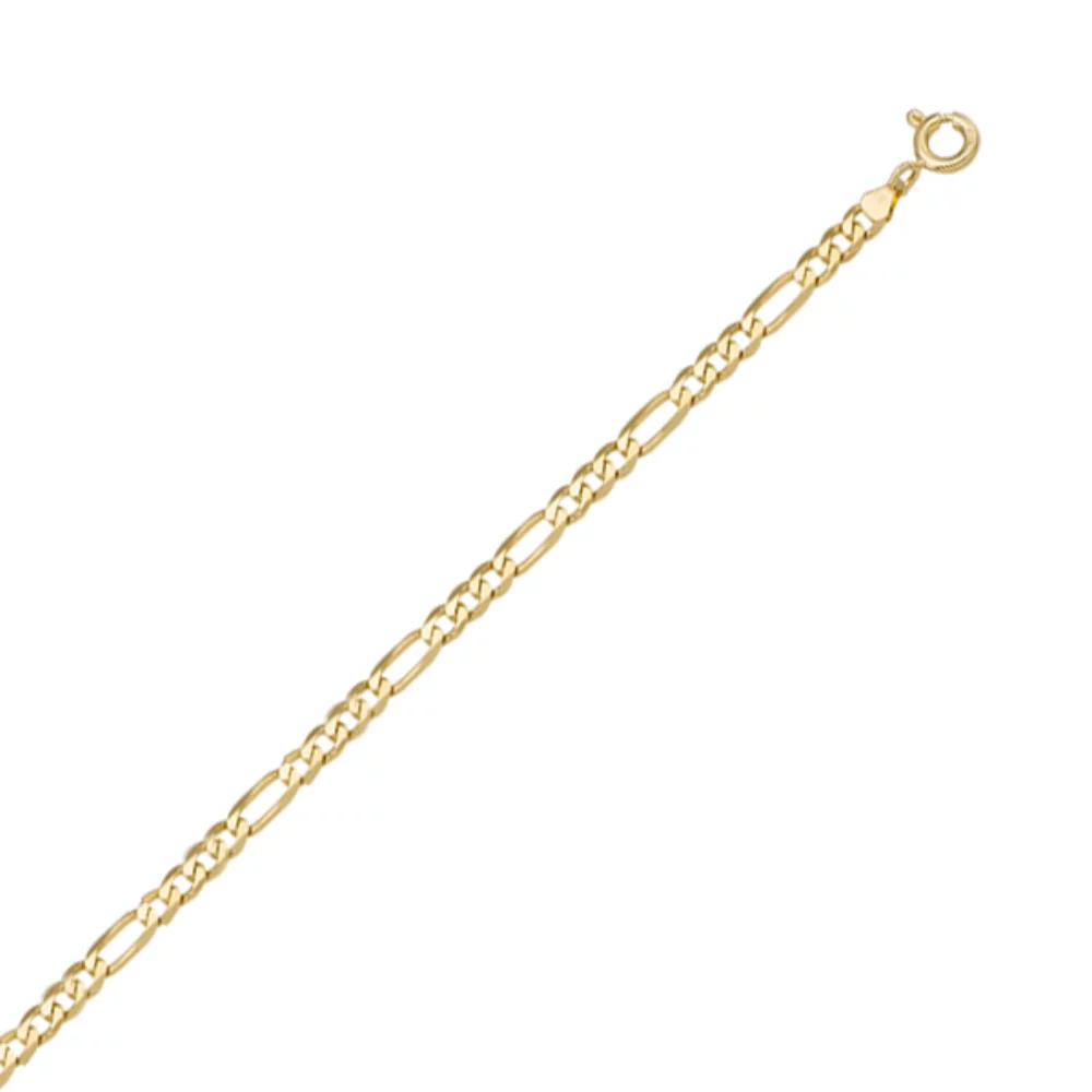 14K gold 18" Necklaces - Figaro