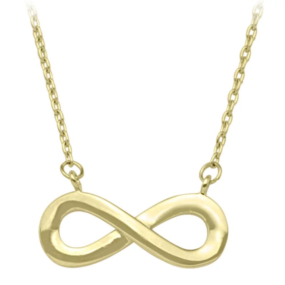 10K yellow gold fashion Necklaces with Pendants - Infinite Love