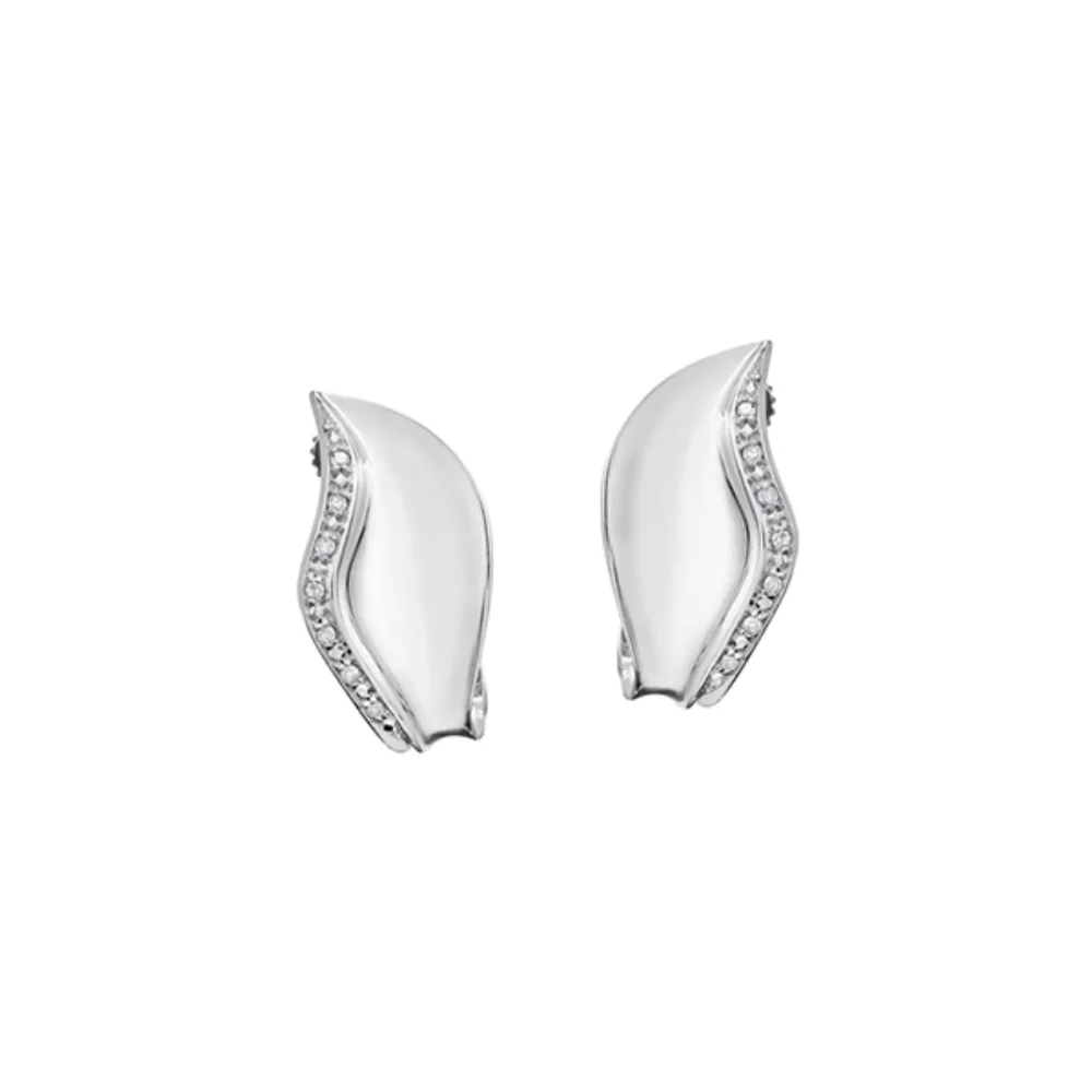 Diamond Stud Earrings in Sterling Silver (0.07 CT. T.W.) - Silver