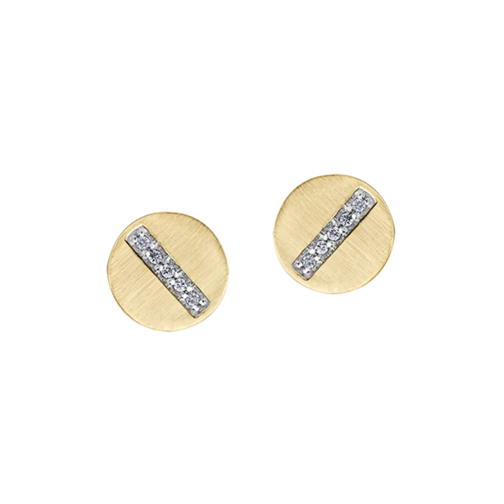 Diamond Stud Earrings in 10K (0.04 CT. T.W.) - Gold