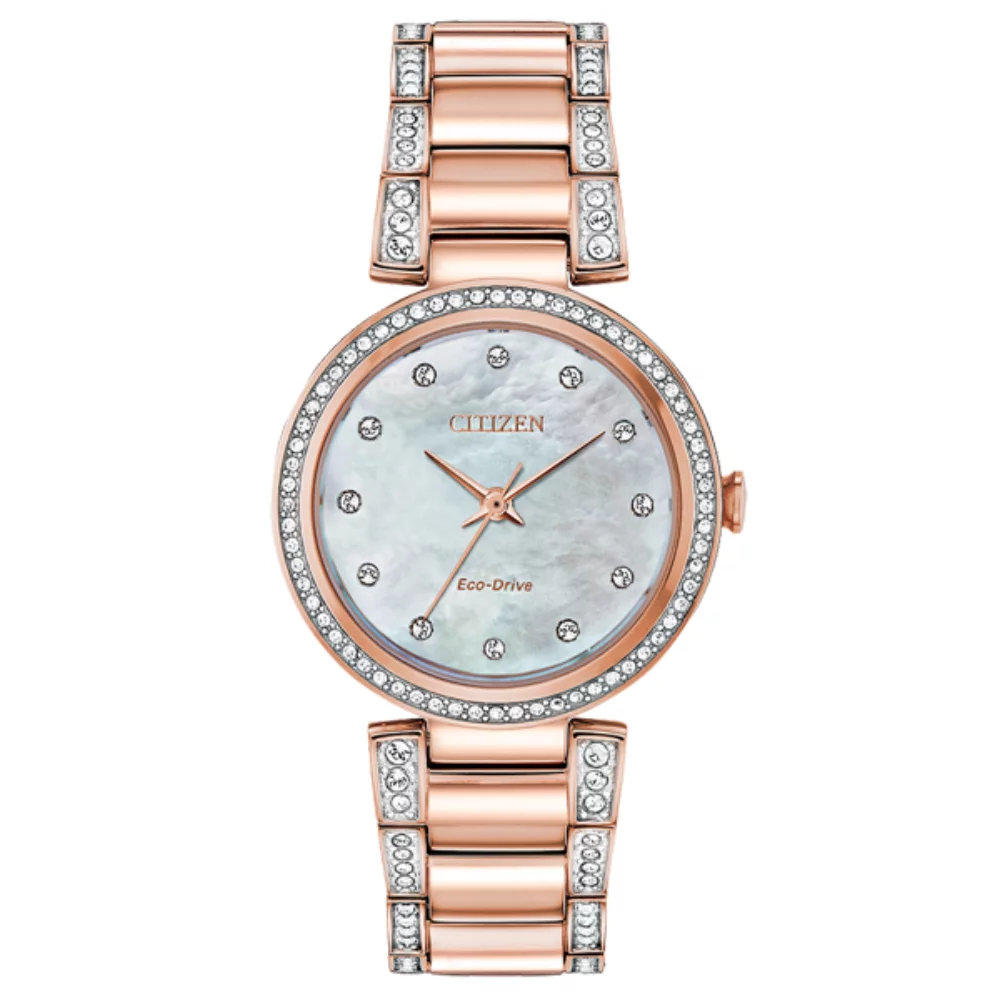 Montre Citizen Silhouette Crystal - Or rose