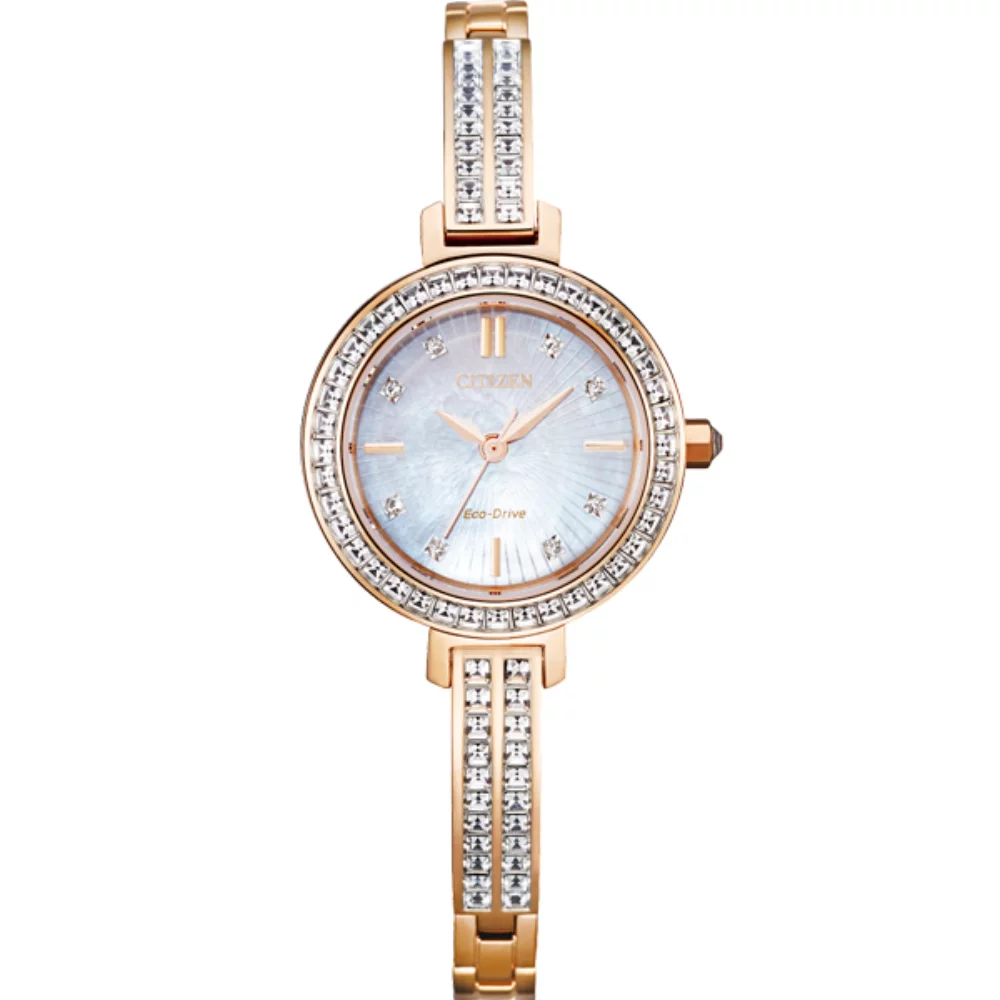 Montre Citizen Silhouette Crystal - Or rose