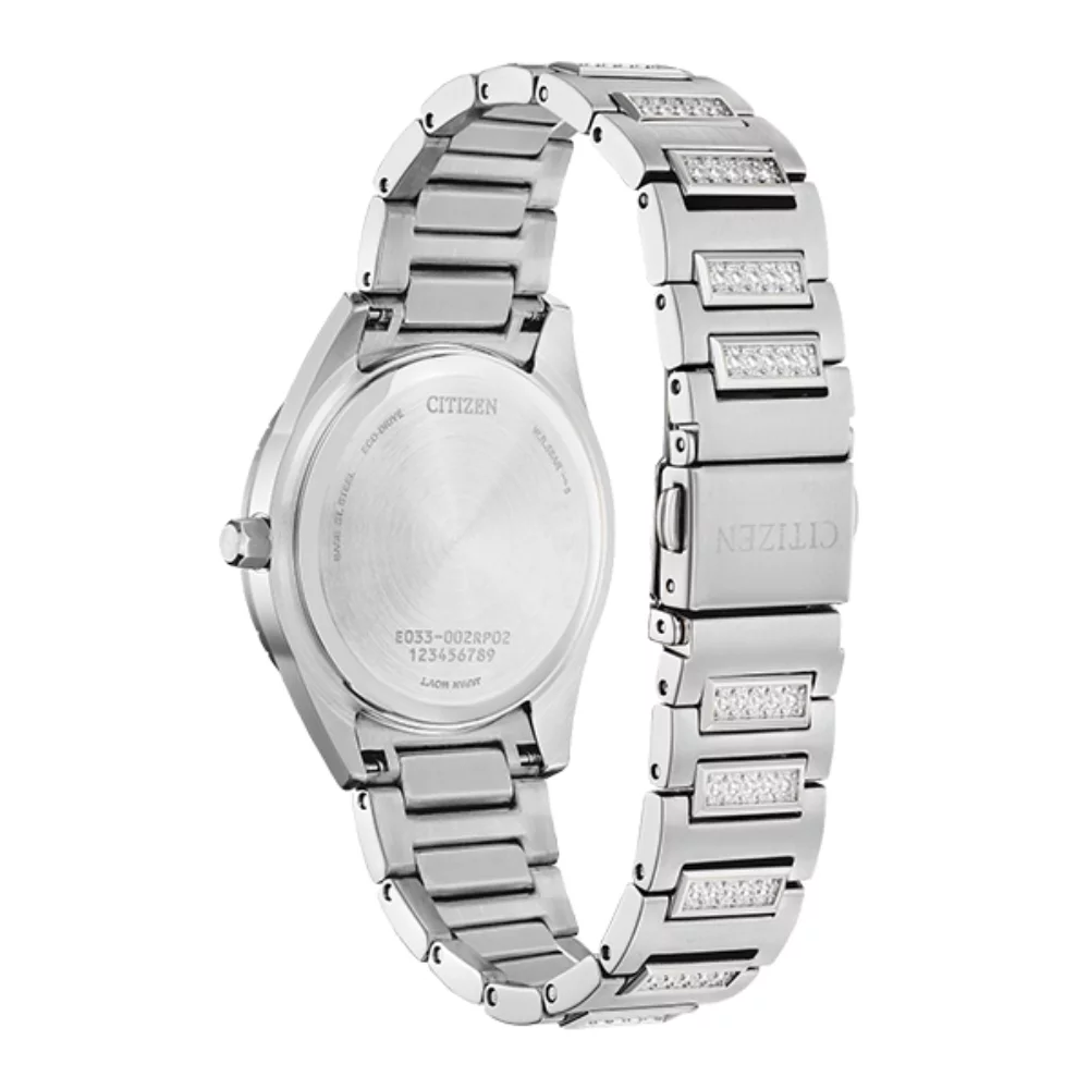 Montre Citizen Silhouette 88 Crystal - Argent & Bleu