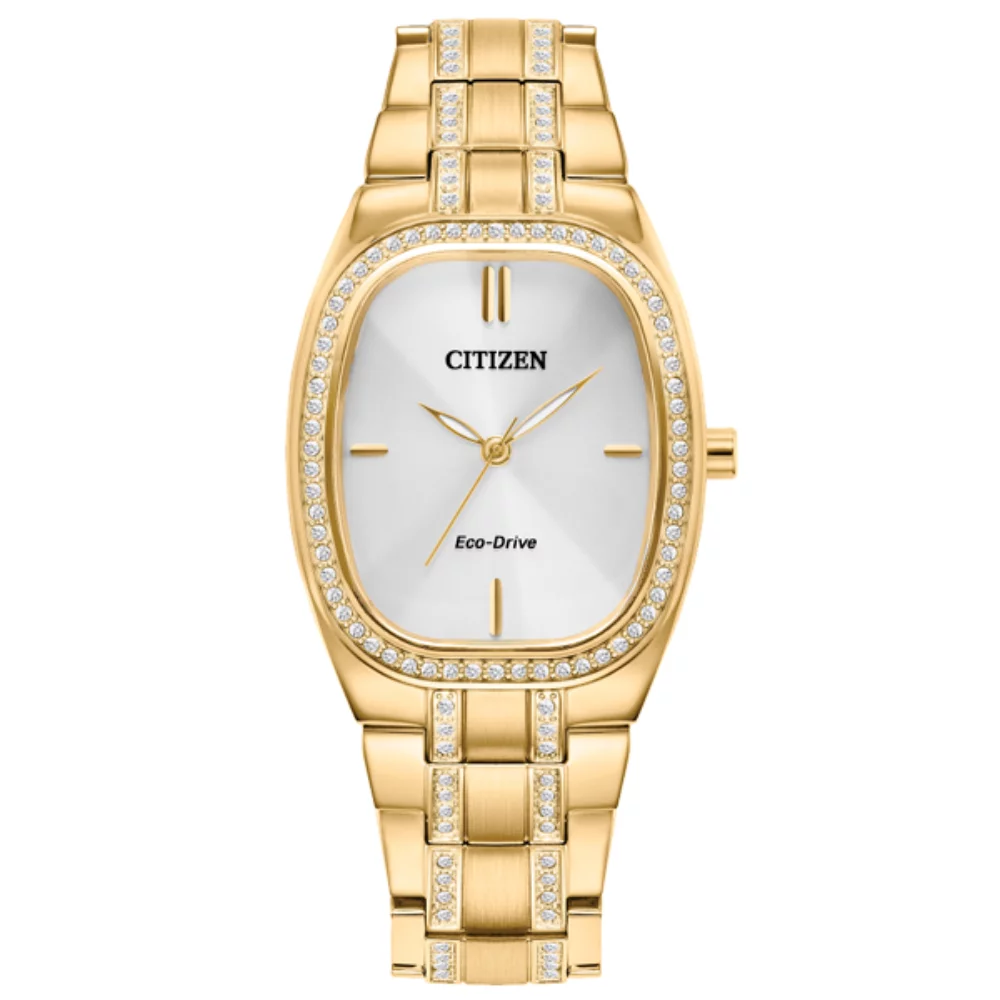 Montre Citizen Crystal Rectangle - Or