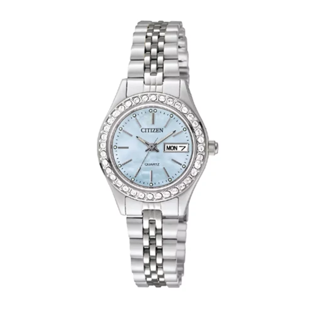 Montre pour dames de la collection Citizen EQ0530-51N à quartz - Argent