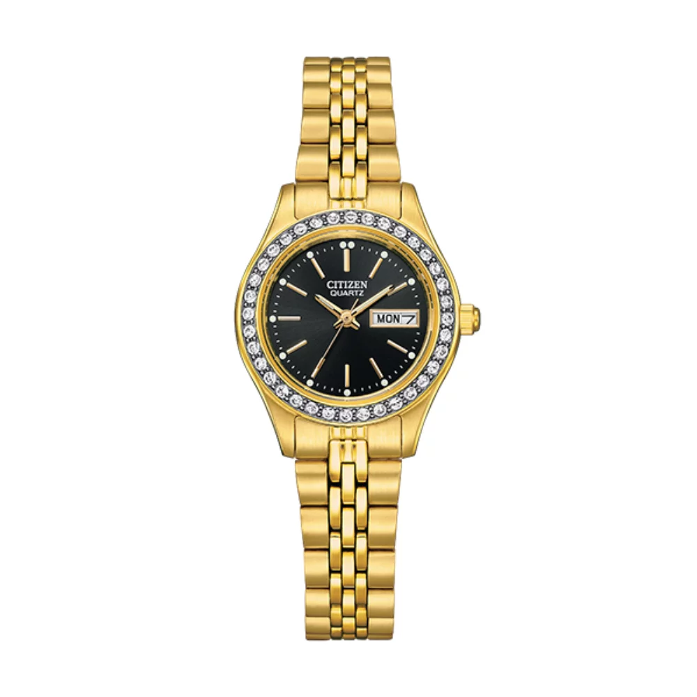 Montre pour dames de la collection Citizen EQ0532-55E Quartz - Or
