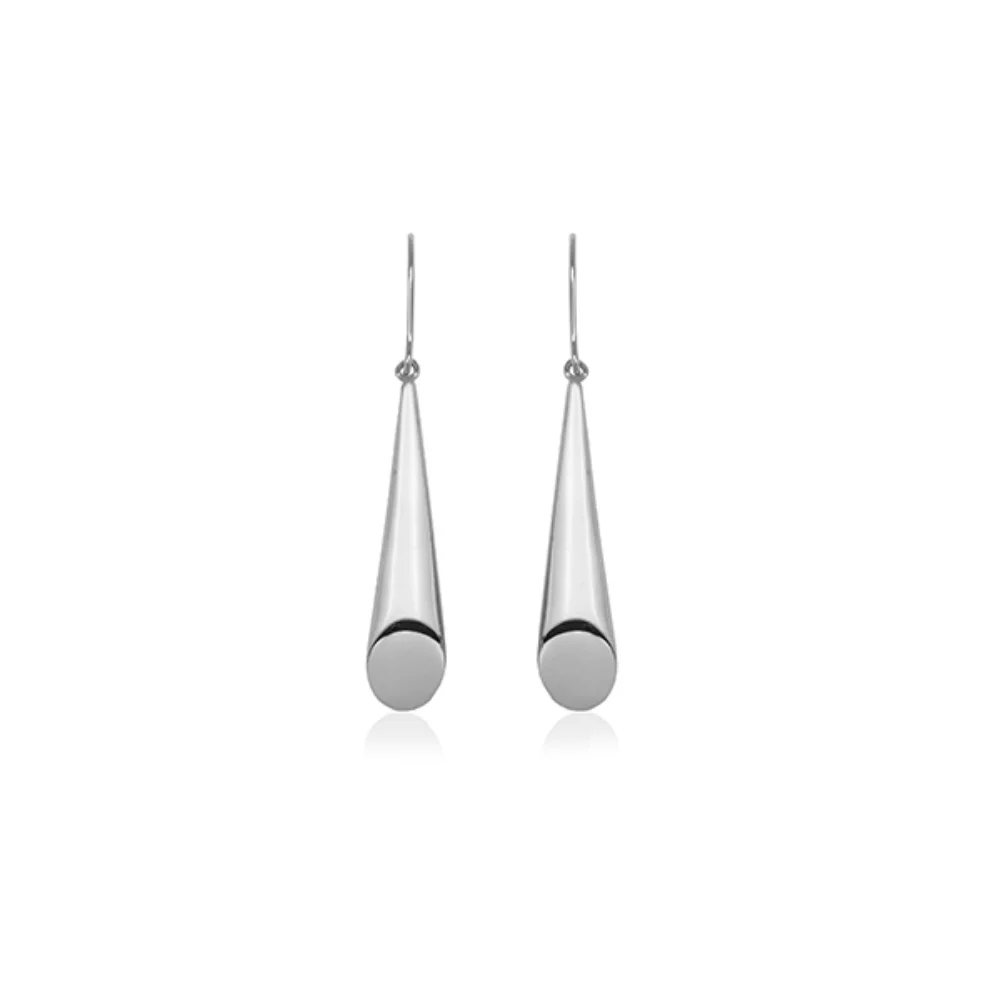 CJ Steelx High Polish Drop Earrings