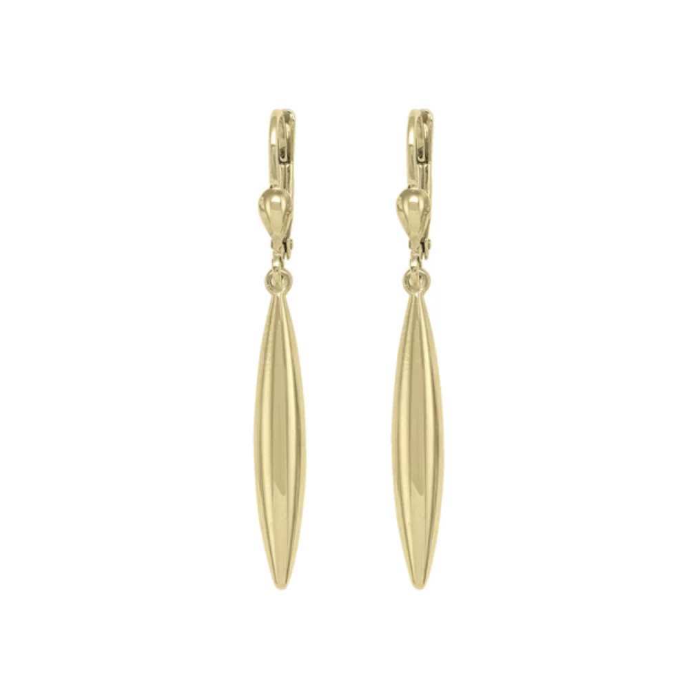 10K Gold Fashion Drop Earrings - 1.9gm