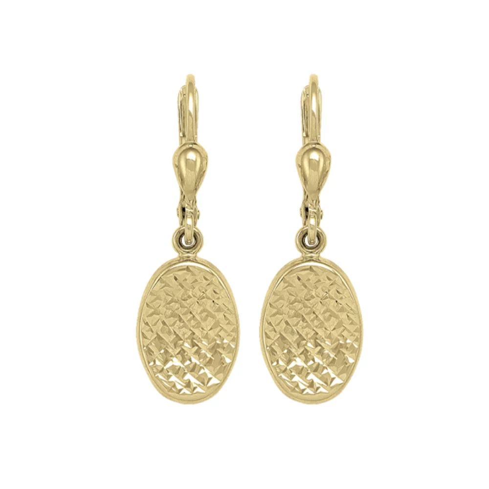 10K Gold Fashion Drop Earrings - 2.0gm