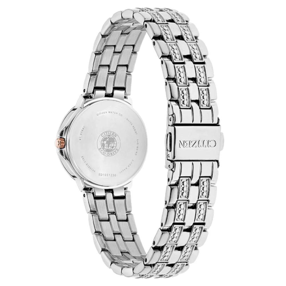 Montre Citizen Silhouette Crystal pour dames - Argent