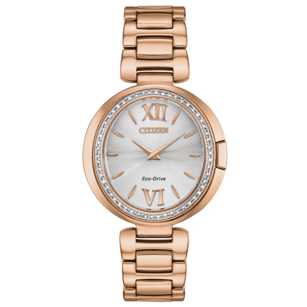 Montre Citizen Capella - 54 diamants - Or rose