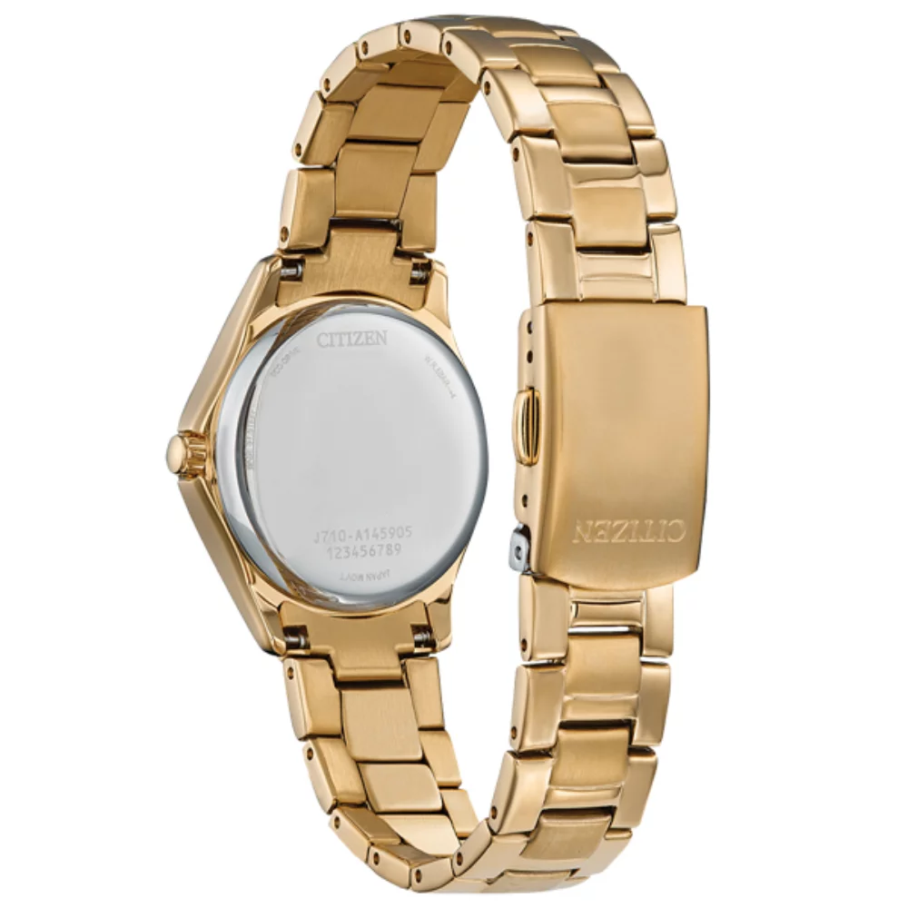 Citizen Watch Silhouette Crystal Ladies - Gold