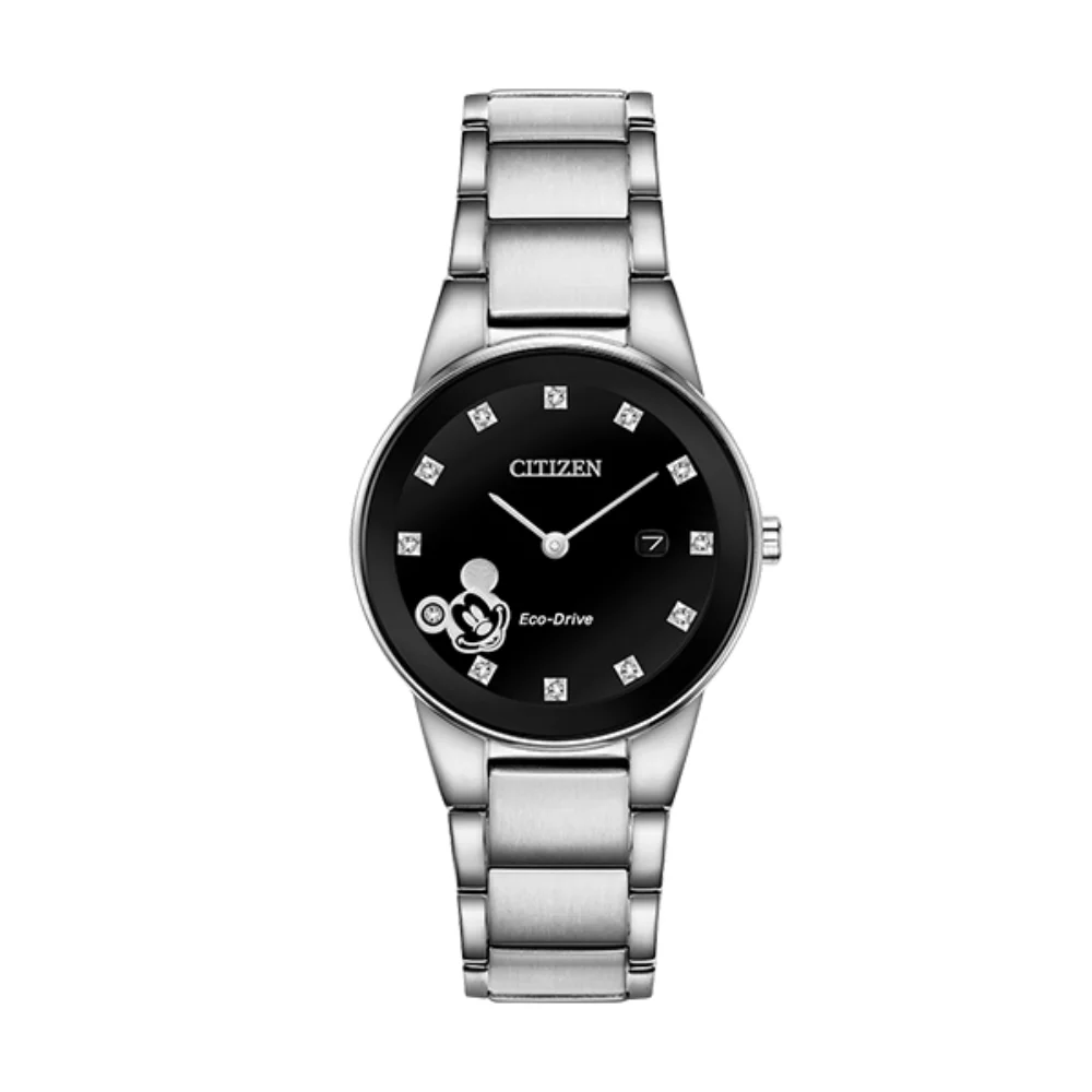 Collection de montres Citizen Disney Mickey Mouse - Mickey Diamond - Argent