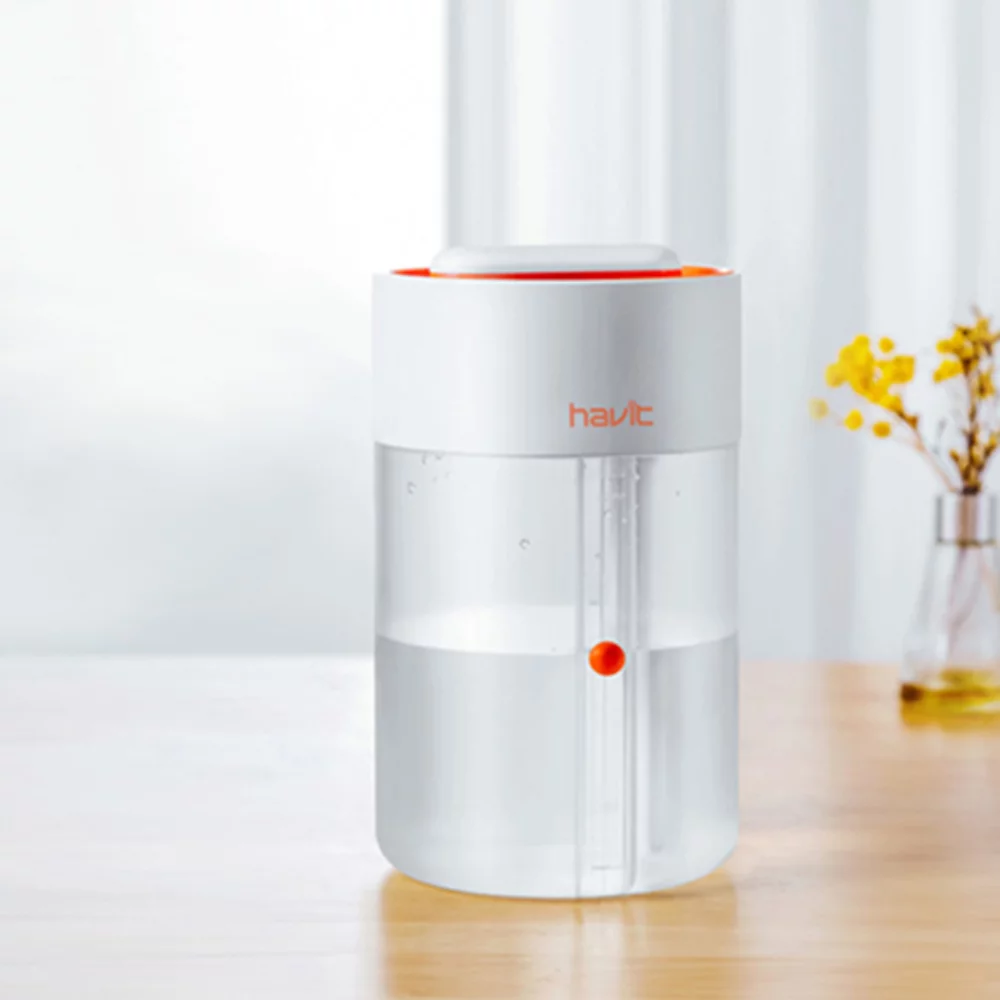 Havit 1L Upper-Inlet Mist Humidifier Build-in Aromatherapy Box and Light Mode