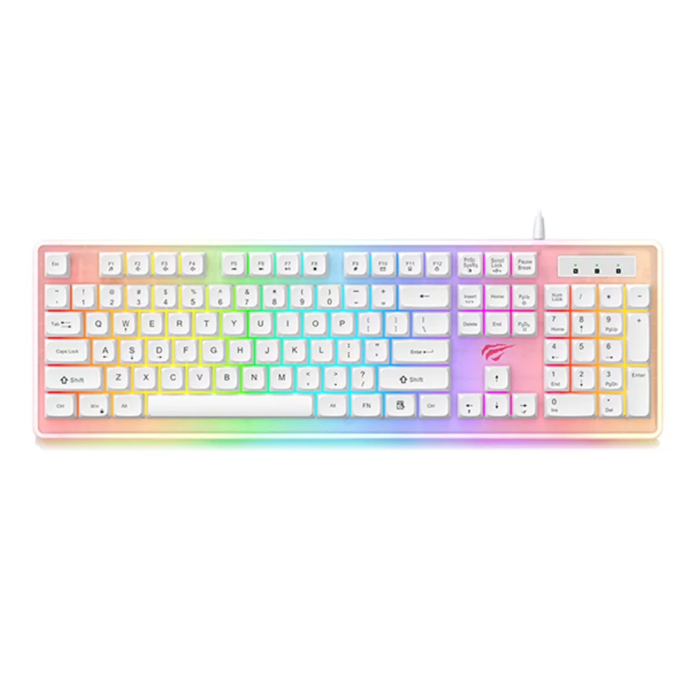 Havit KBK876L RGB Mechnical Keyboard - White