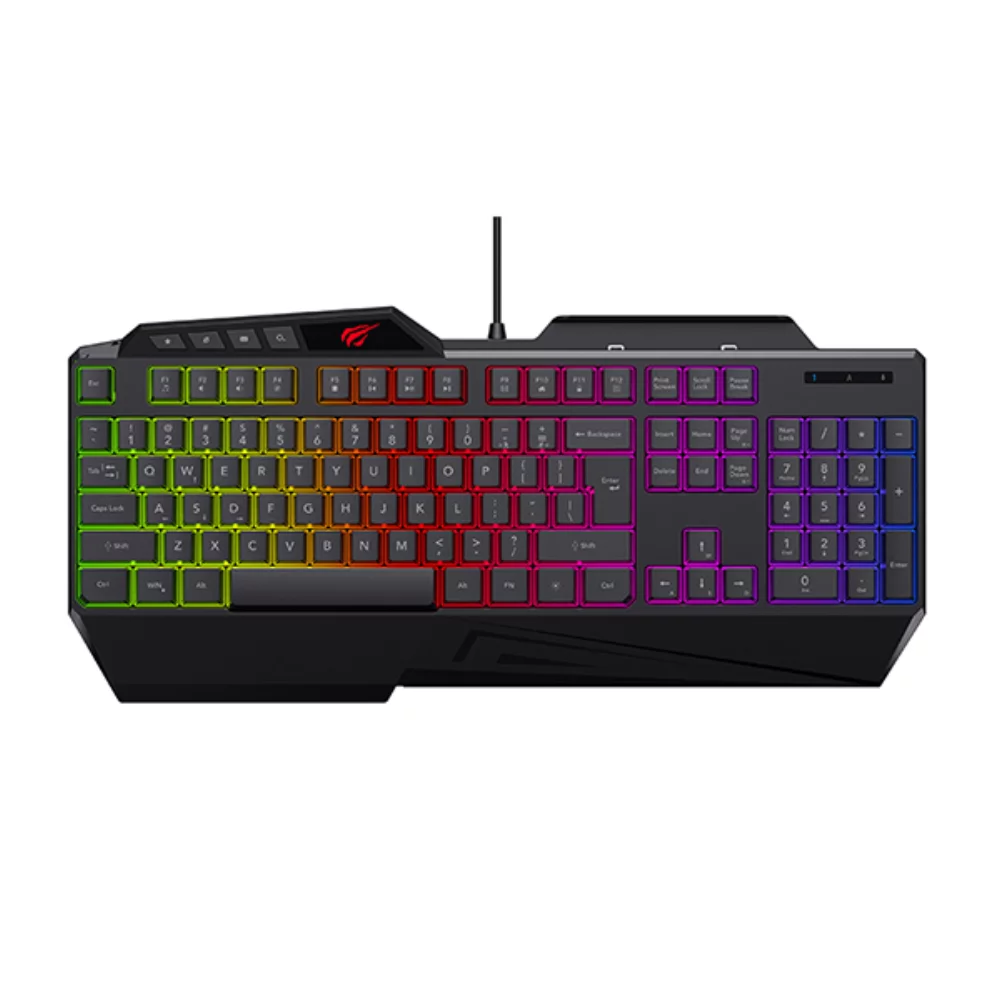 Havit KBK889CM Wired Multi-function LED Rainbow Backlit Keyboard and Mouse Combo Set