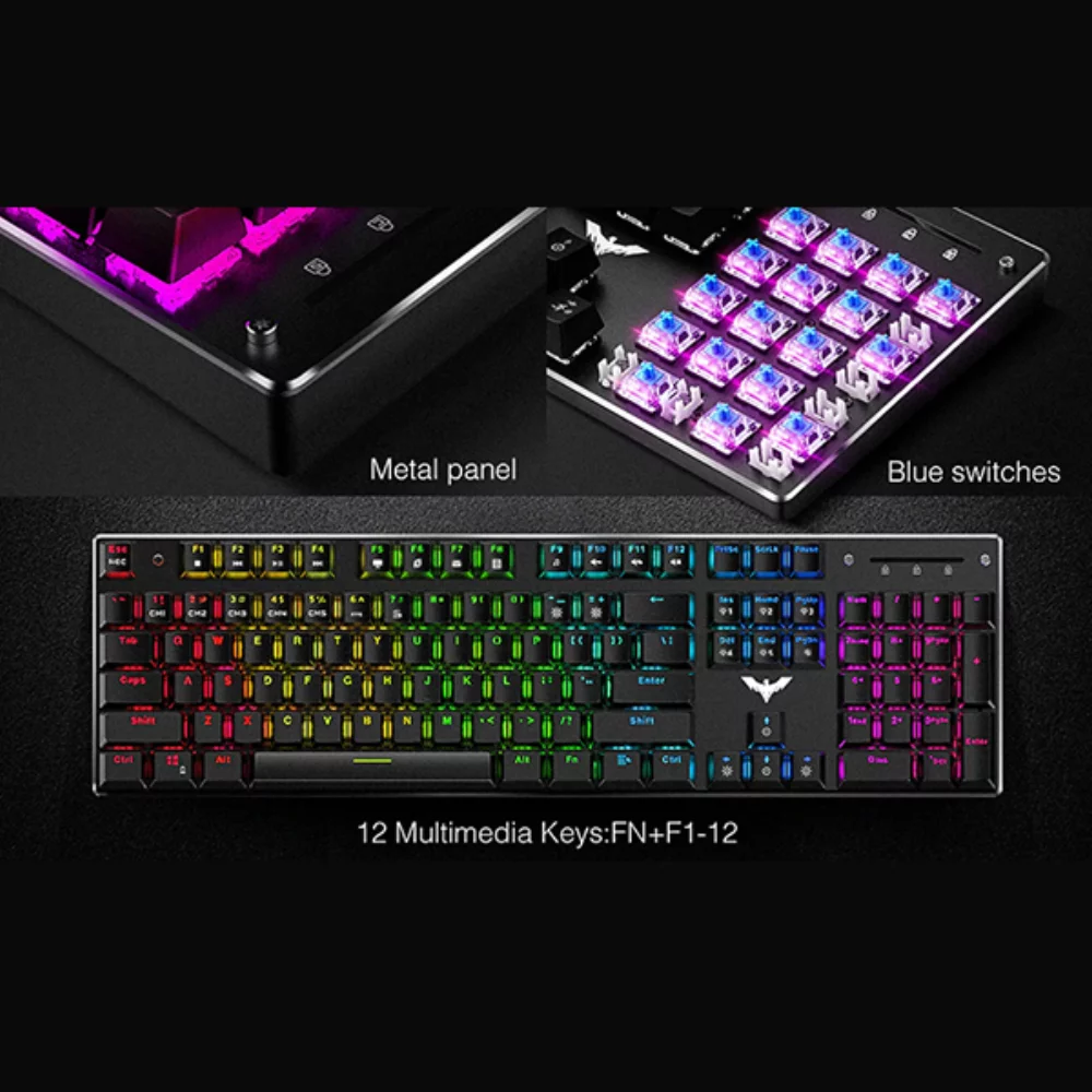 Ensemble clavier de jeu Havit KBKB393L