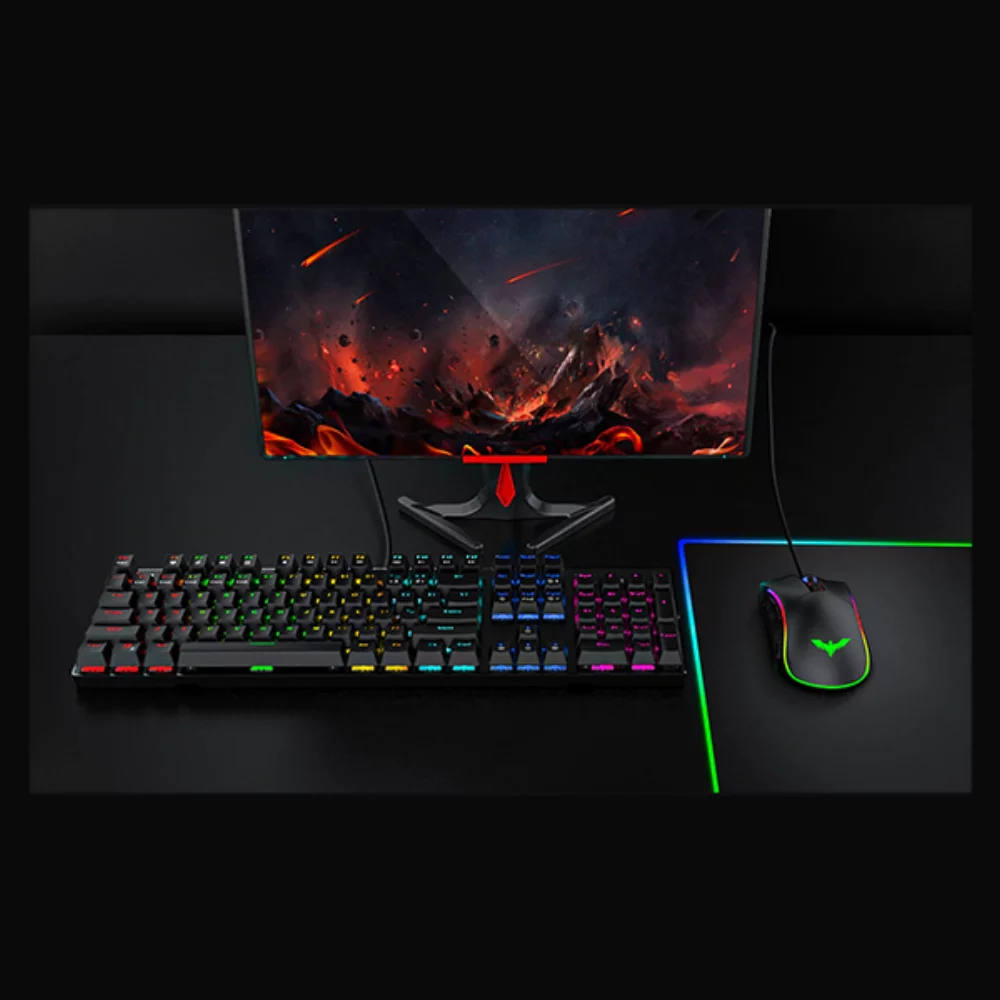 Ensemble clavier de jeu Havit KBKB393L