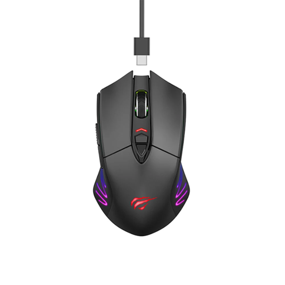 Souris sans fil double mode Havit-MSMS1021B - Noir