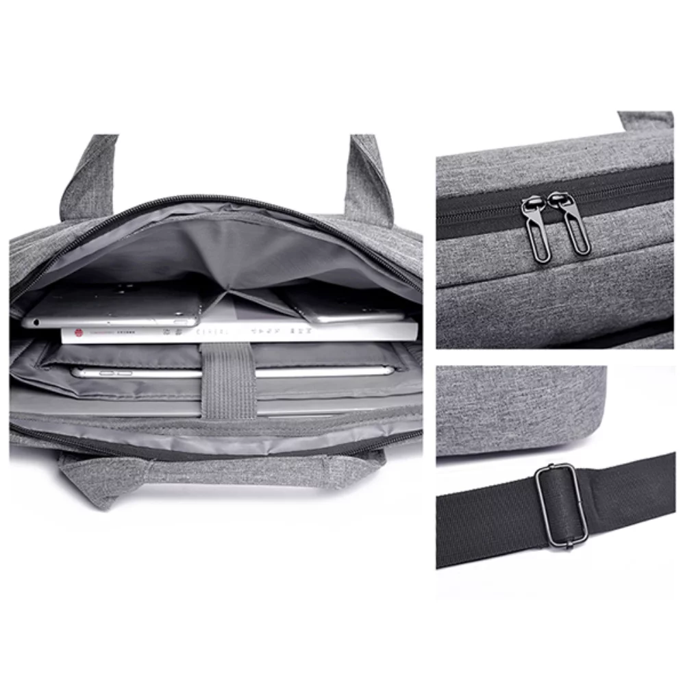 Speedex T55 15.6 Multi-Functional Laptop Shoulder and Hand Bag- Gray