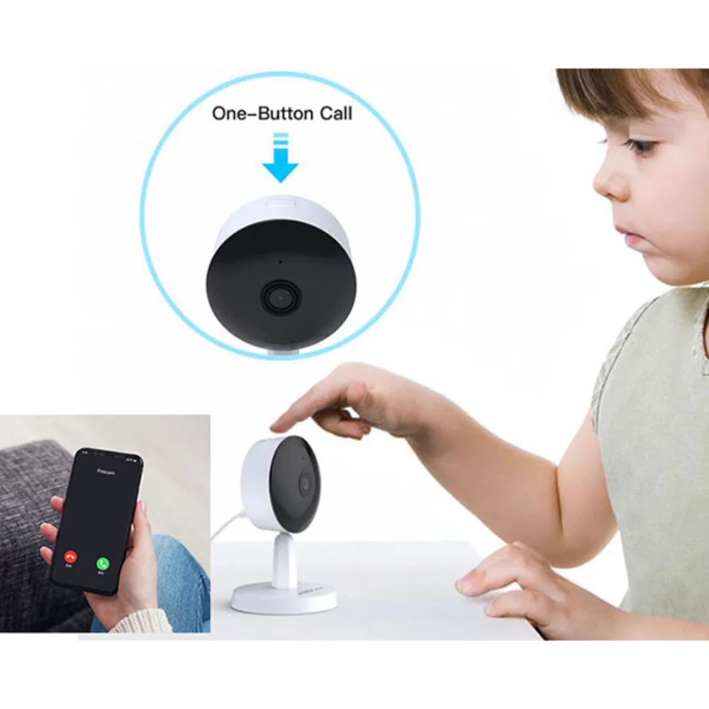 Foscam X4 4MP QHD Dual-Band Wireless Smart Home Security IP Camera - White