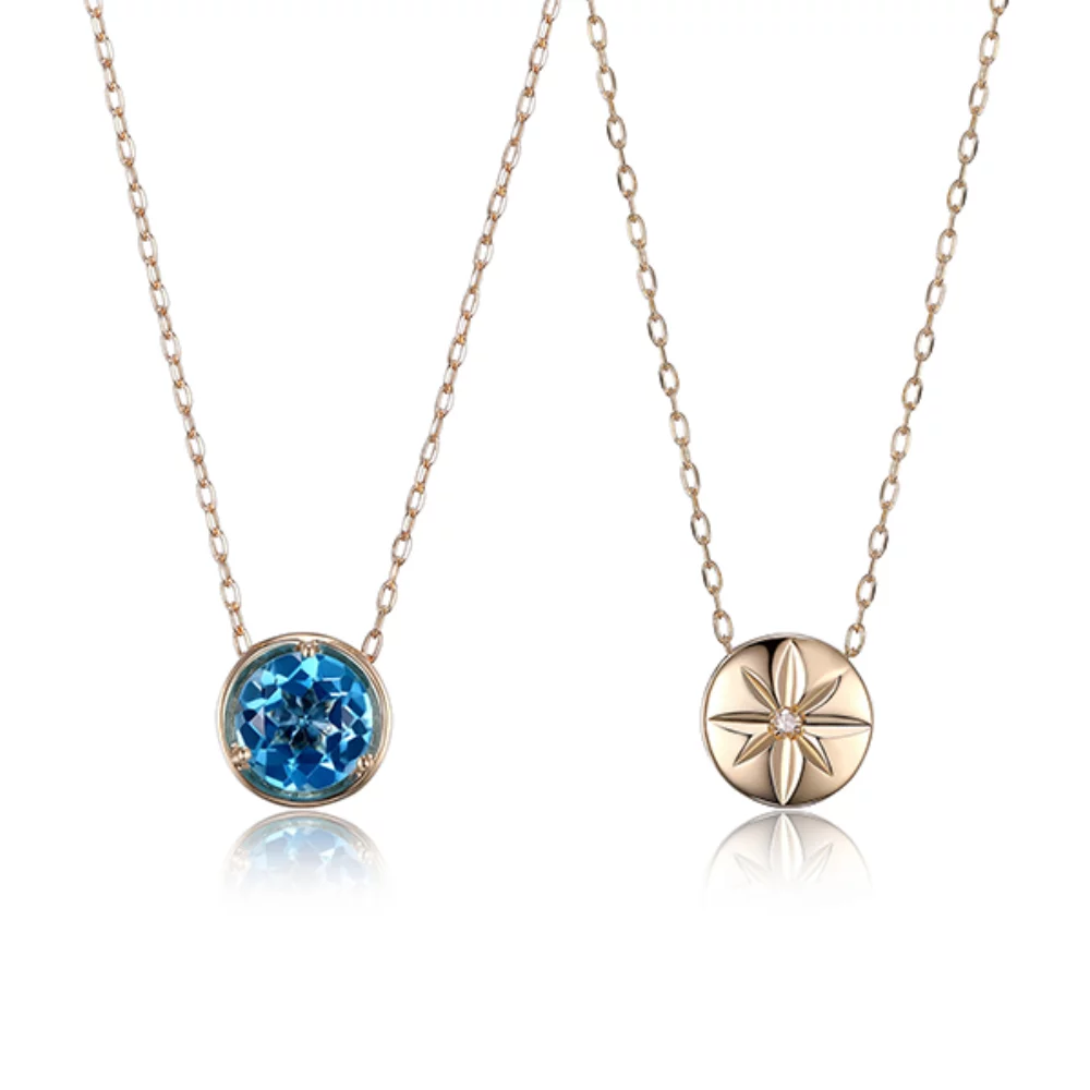 Celebration Gems December Birthstone Necklace - Blue