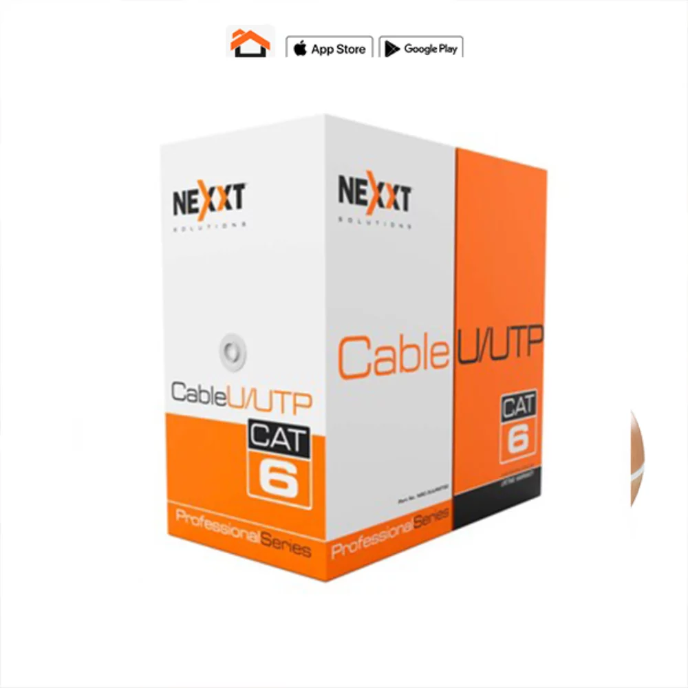 Boîte en vrac Nexxt Networking Cat6 1000 pieds - Gris