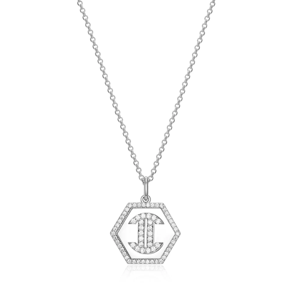 Diamondlite Zodiac collection "Gemini" Necklace - Silver