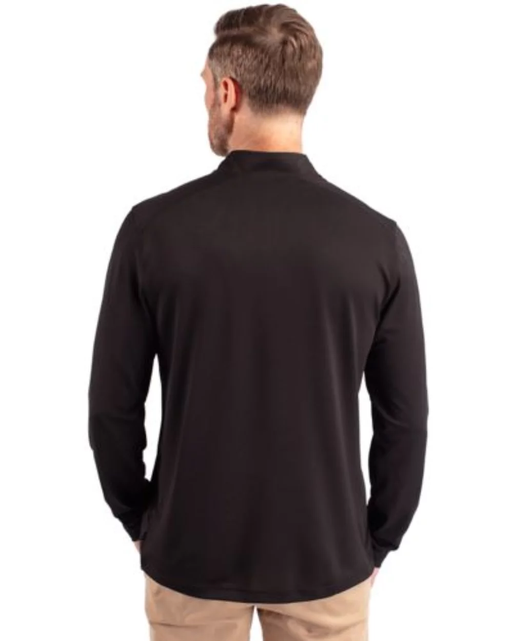Pull à quart de zip Cutter & Buck Virtue Eco Pique recyclé pour homme grand et grand