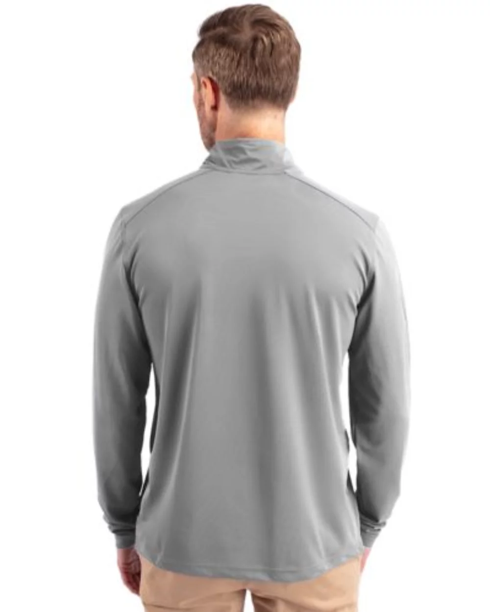 Pull à quart de zip Cutter & Buck Virtue Eco Pique recyclé pour homme grand et grand