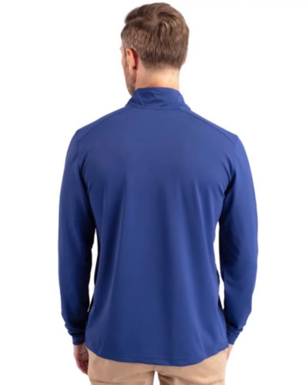 Pull à quart de zip Cutter & Buck Virtue Eco Pique recyclé pour homme grand et grand