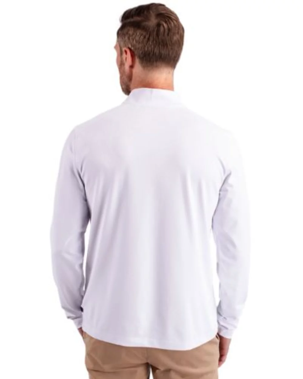 Pull à quart de zip Cutter & Buck Virtue Eco Pique recyclé pour homme grand et grand