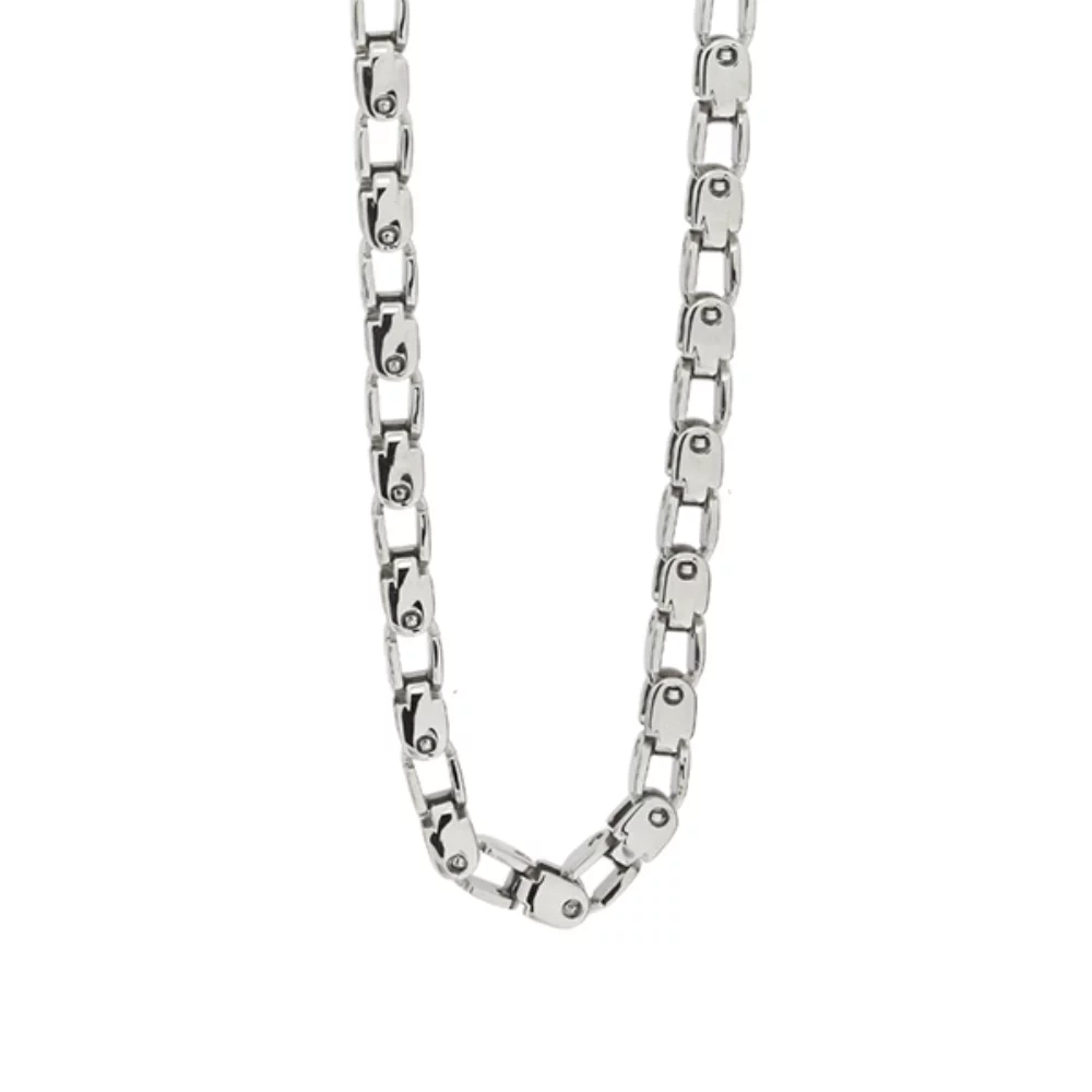 Collier de chaîne de vélo STEELX 5mm - Argent