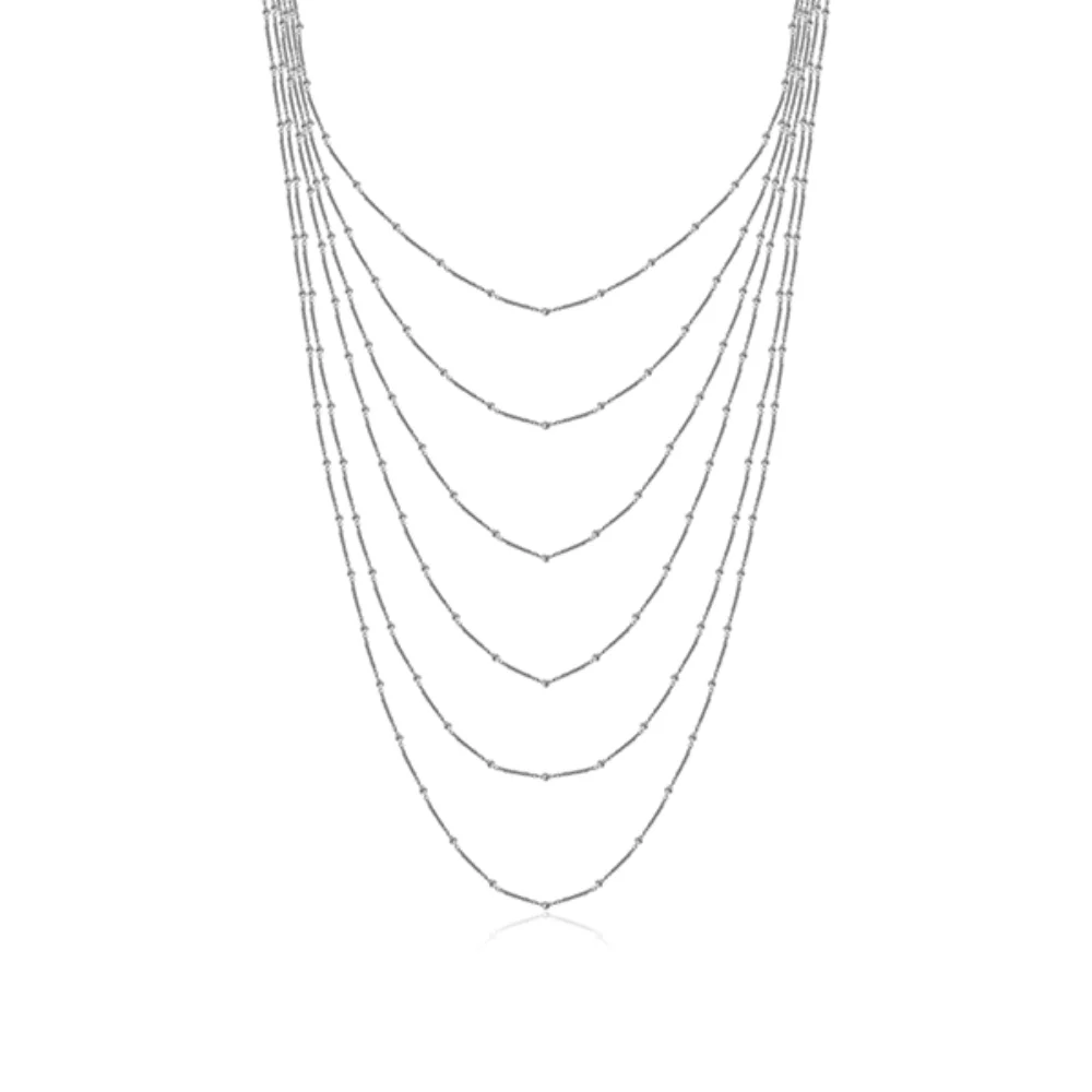 Chaîne de station multi-couches CJ Steelx - Argent