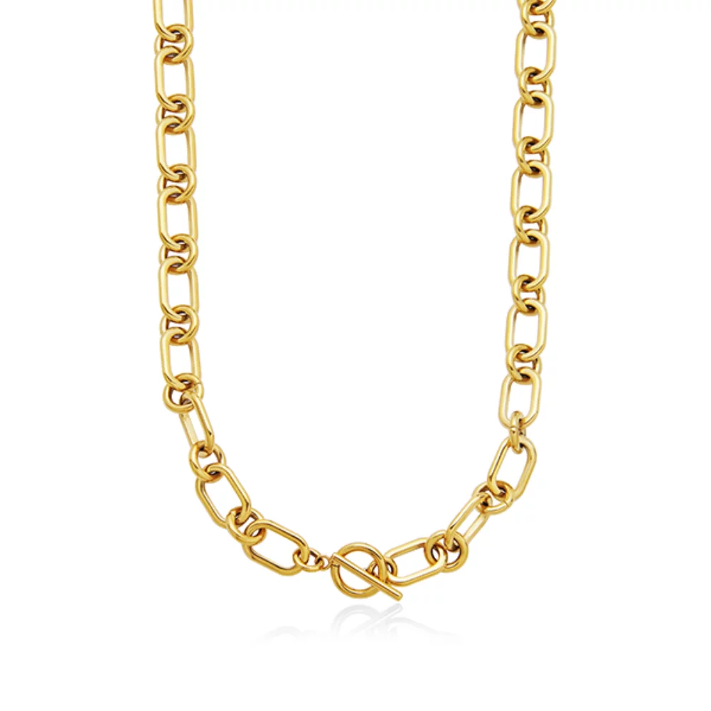 CJ Steelx Oval Link Chain - Gold