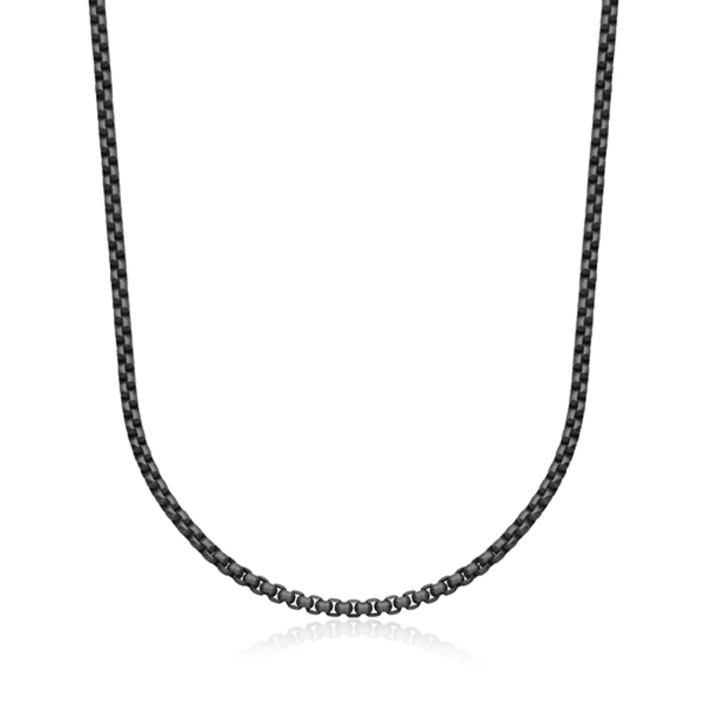 CJ Steelx 3.5mm Round Box Chain - Black