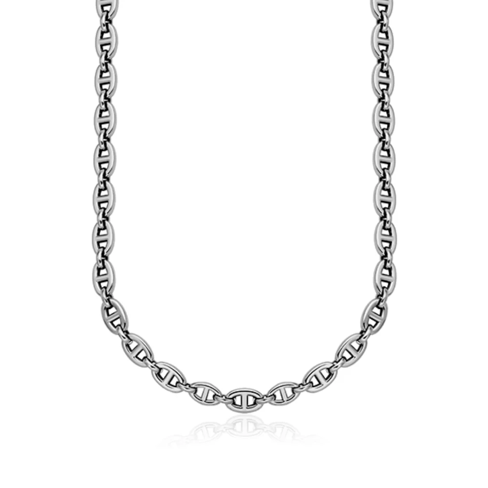 Collier de chaîne marine CJ Steelx 8,5 mm - Argent