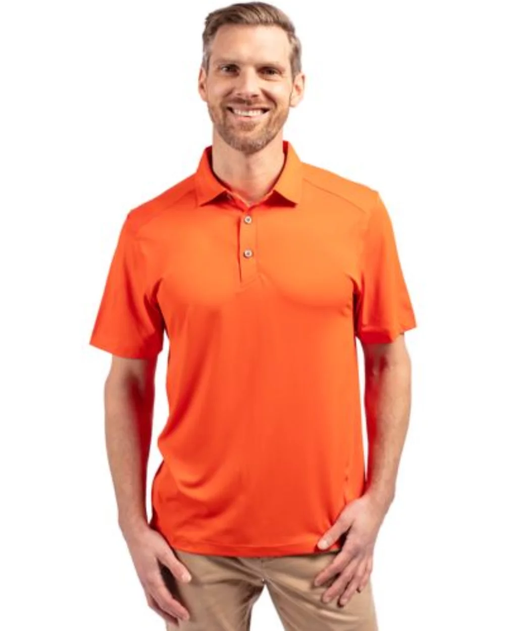 Polo Cutter & Buck Forge Eco Stretch recyclé pour hommes grands et grands