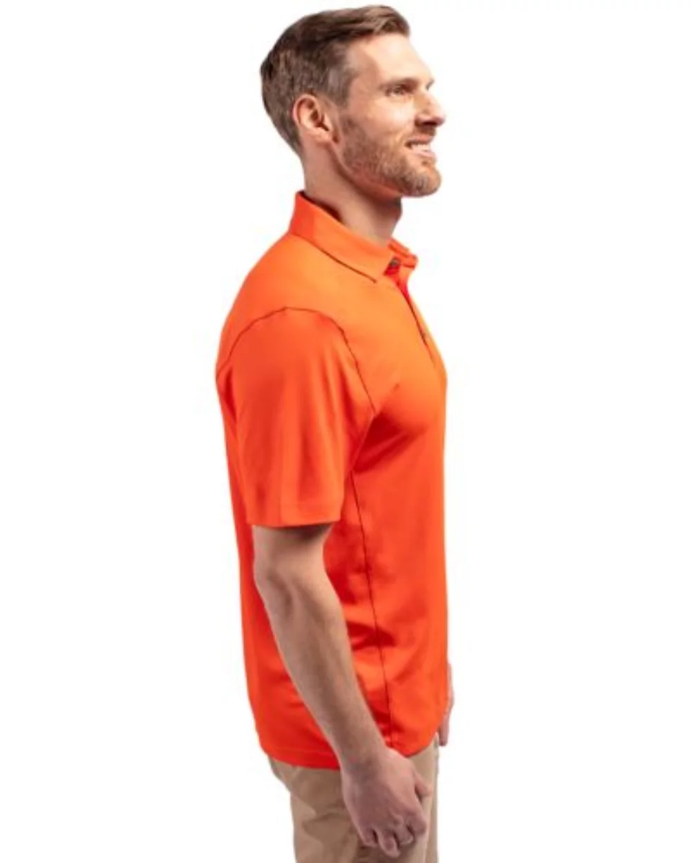 Polo Cutter & Buck Forge Eco Stretch recyclé pour hommes grands et grands