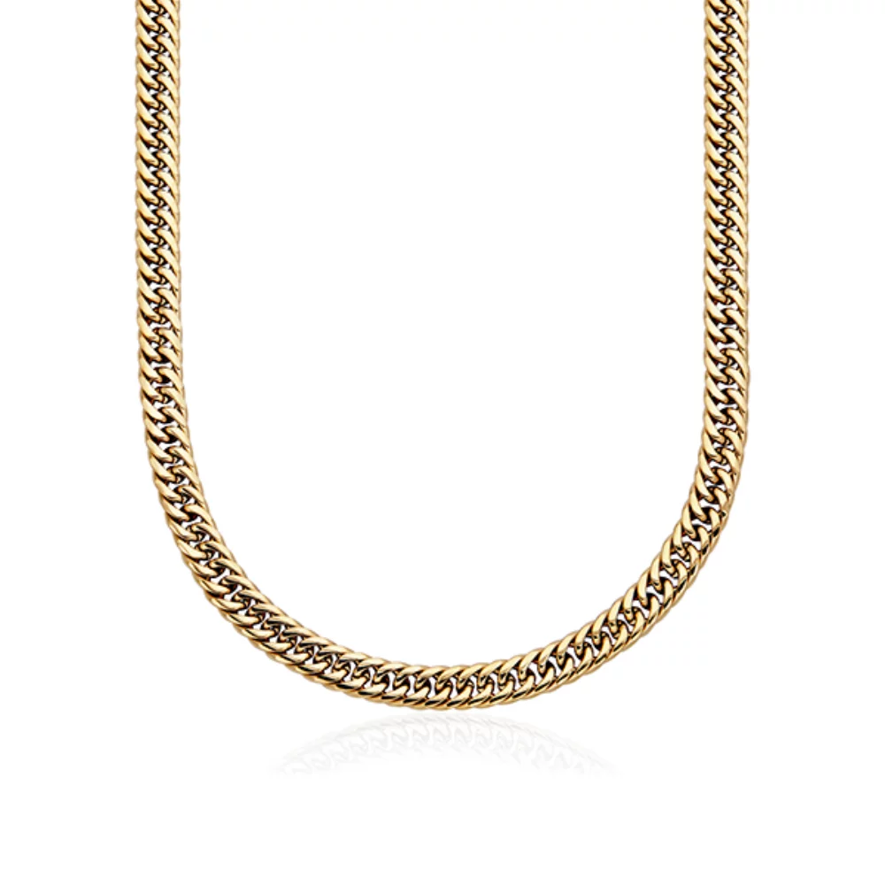 CJ Steelx 8mm Curb Chain - Gold