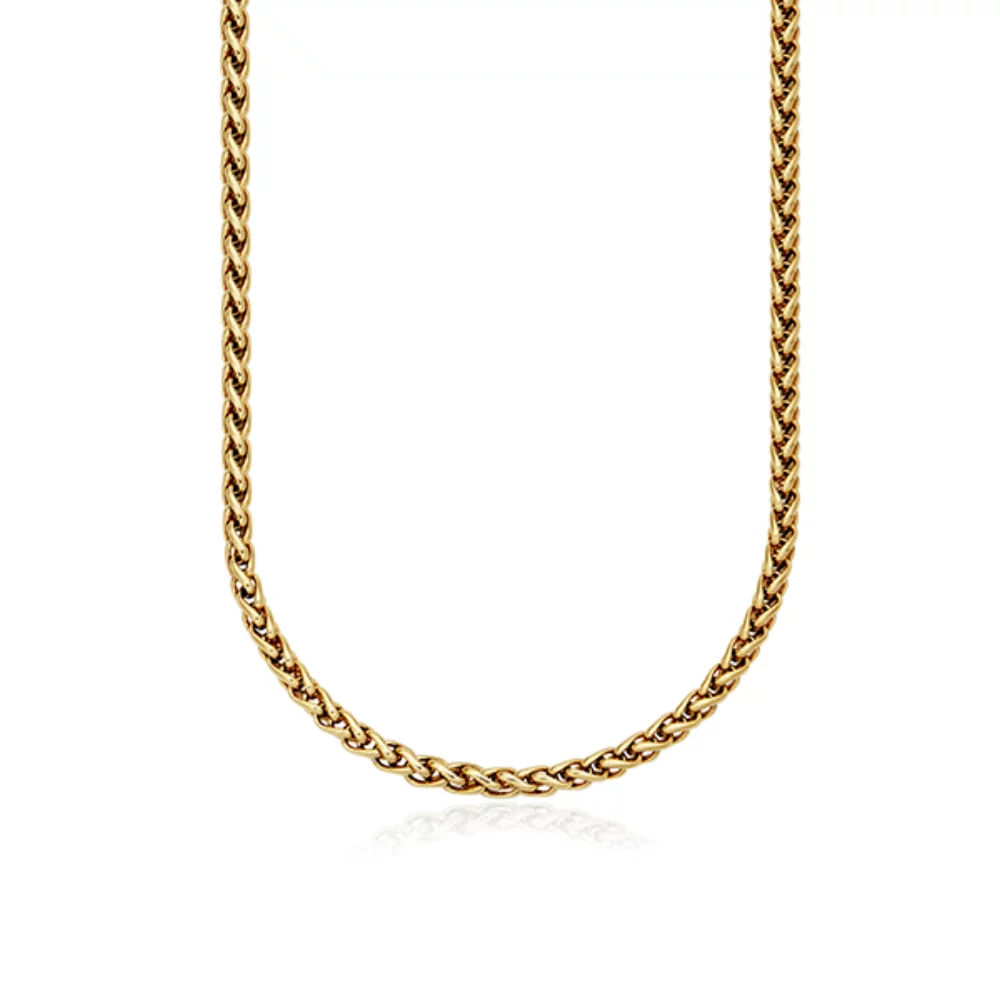 Chaîne de blé CJ Steelx 6mm - Or