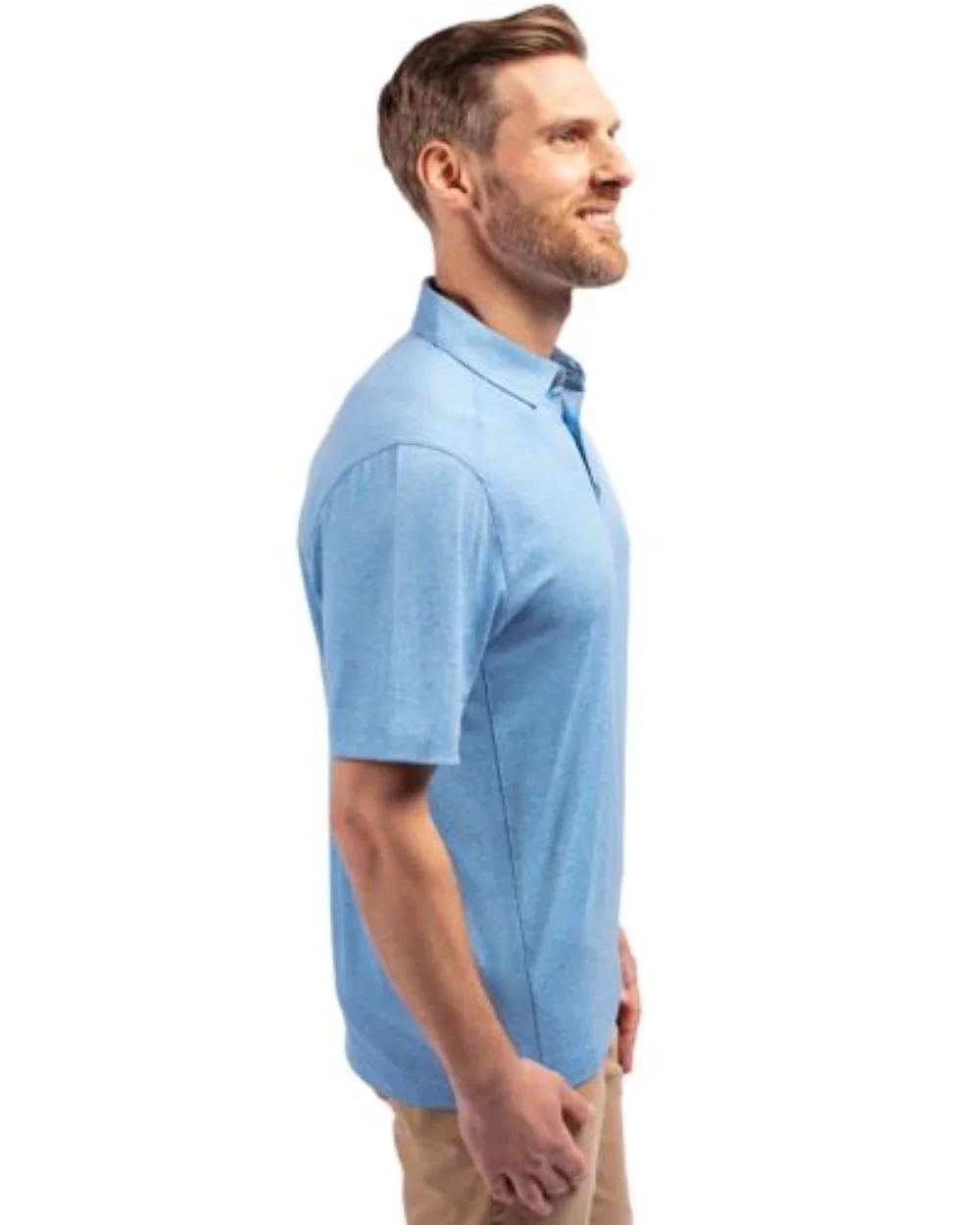 Polo Cutter & Buck Forge Eco Stretch recyclé pour hommes grands et grands